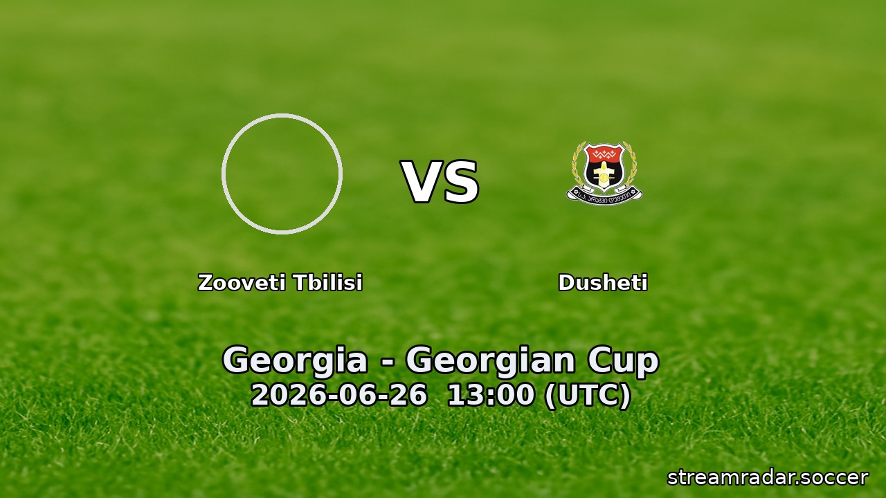 Zooveti Tbilisi vs Dusheti