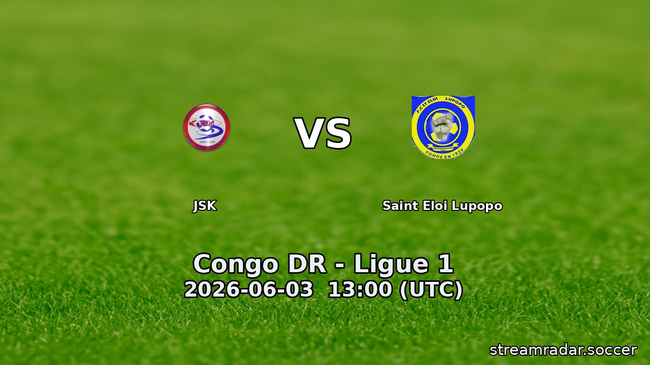 JSK vs Saint Eloi Lupopo