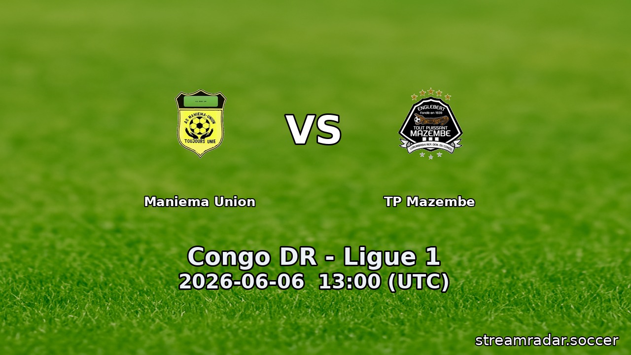 Maniema Union vs TP Mazembe