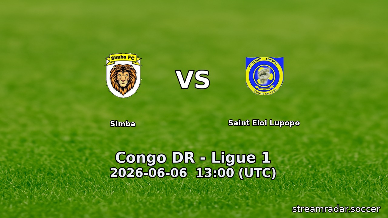 Simba vs Saint Eloi Lupopo