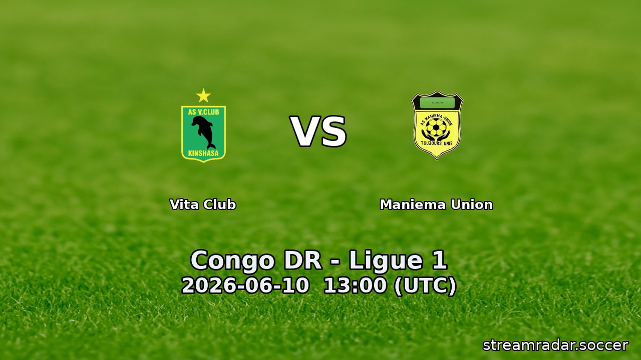 Vita Club vs Maniema Union