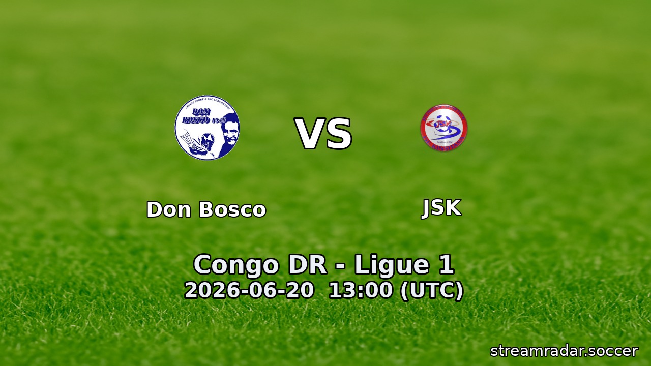 Don Bosco vs JSK