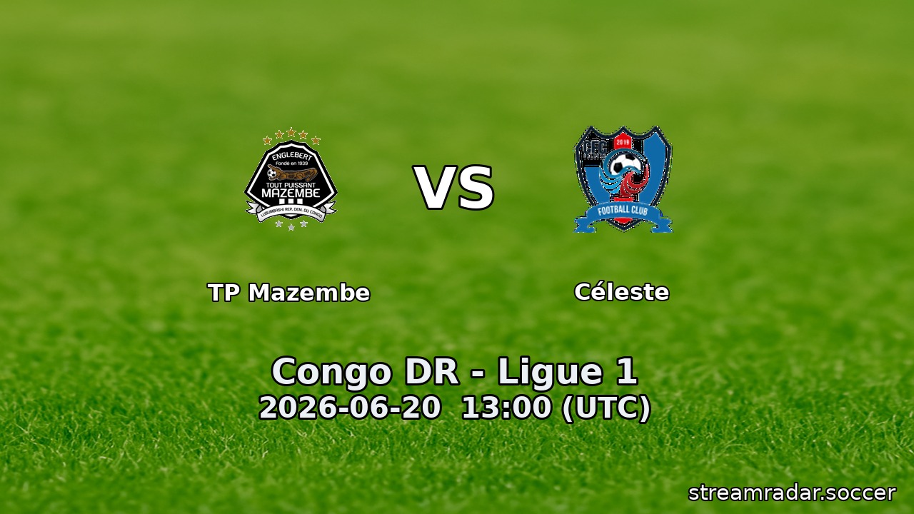 TP Mazembe vs Céleste