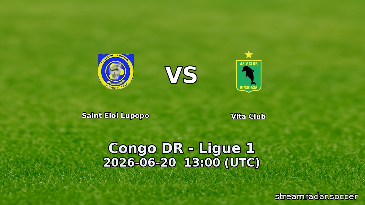 Saint Eloi Lupopo vs Vita Club