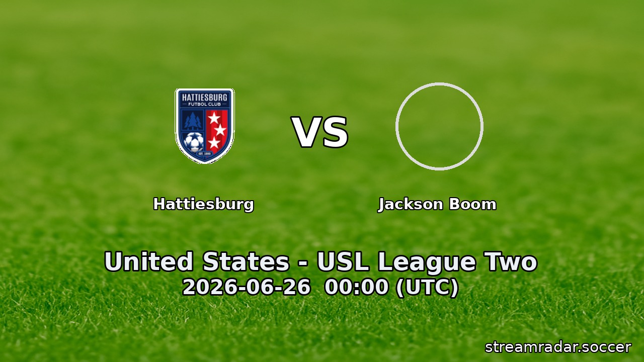 Hattiesburg vs Jackson Boom