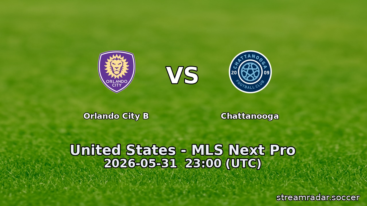 Orlando City B vs Chattanooga