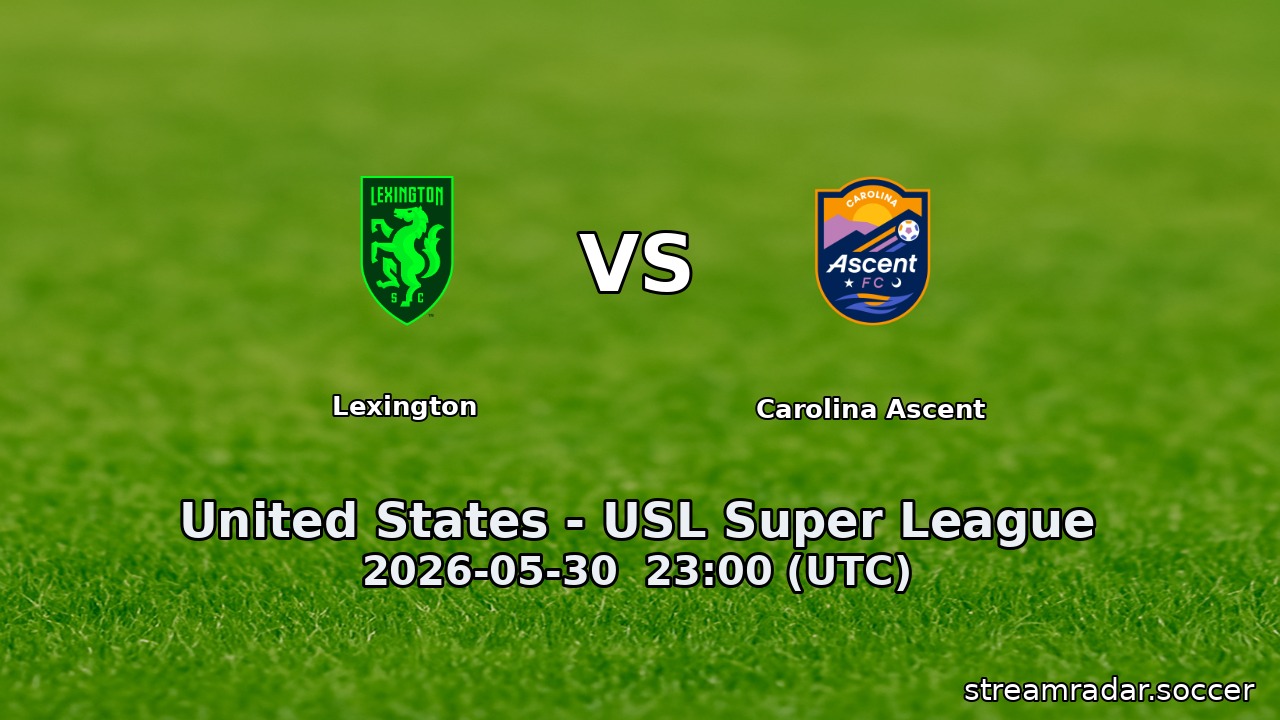 Lexington vs Carolina Ascent