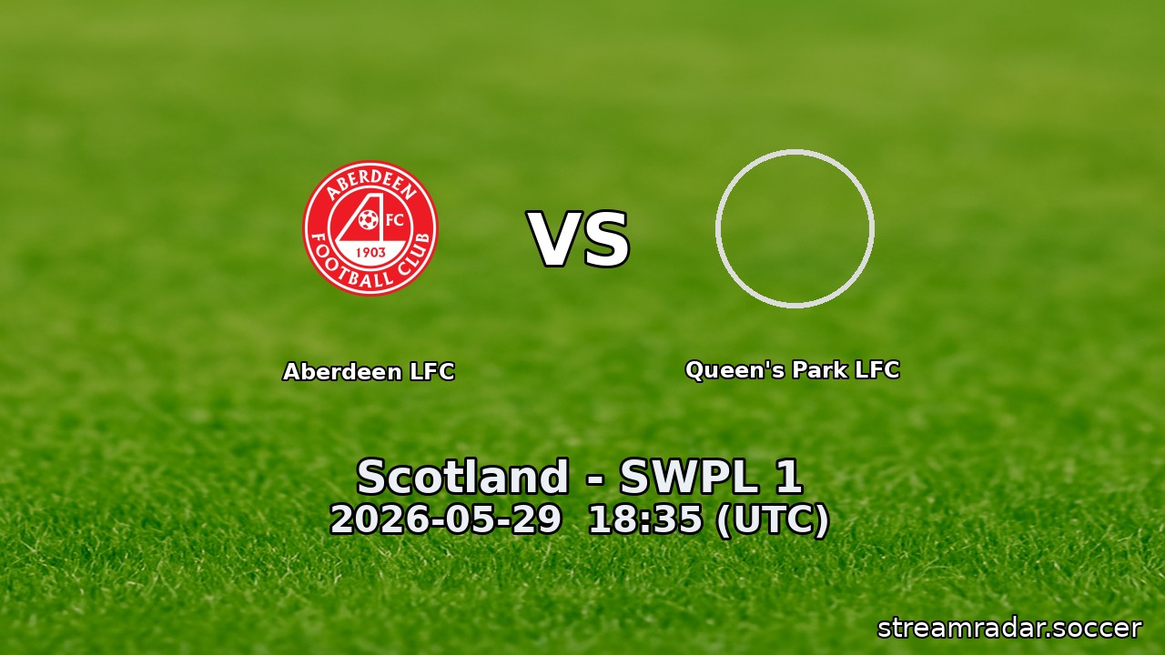 Aberdeen LFC vs Queen's Park LFC