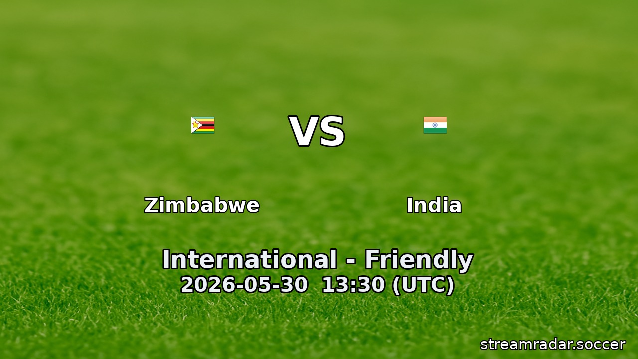Zimbabwe vs India