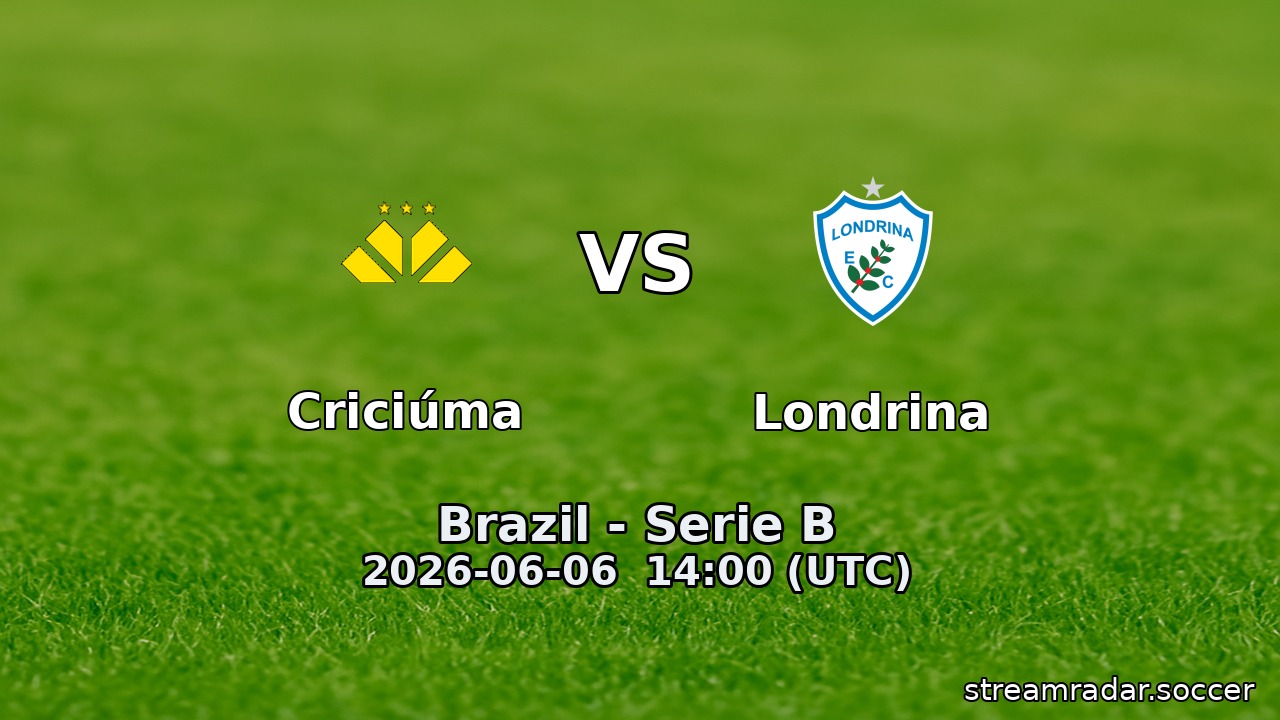 Criciúma vs Londrina