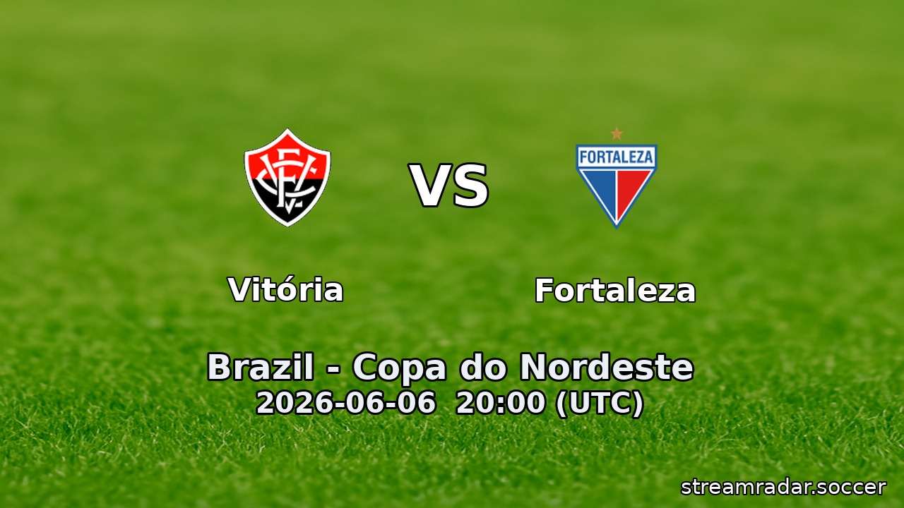 Vitória vs Fortaleza