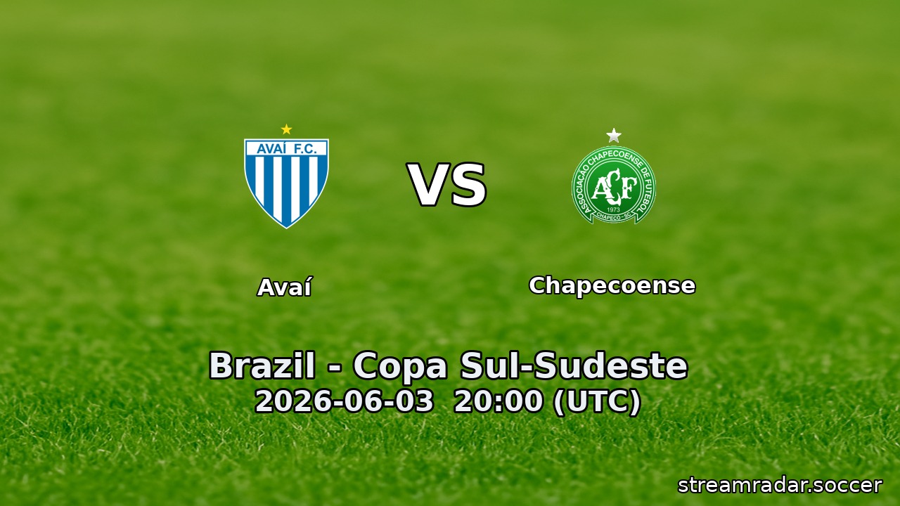 Avaí vs Chapecoense