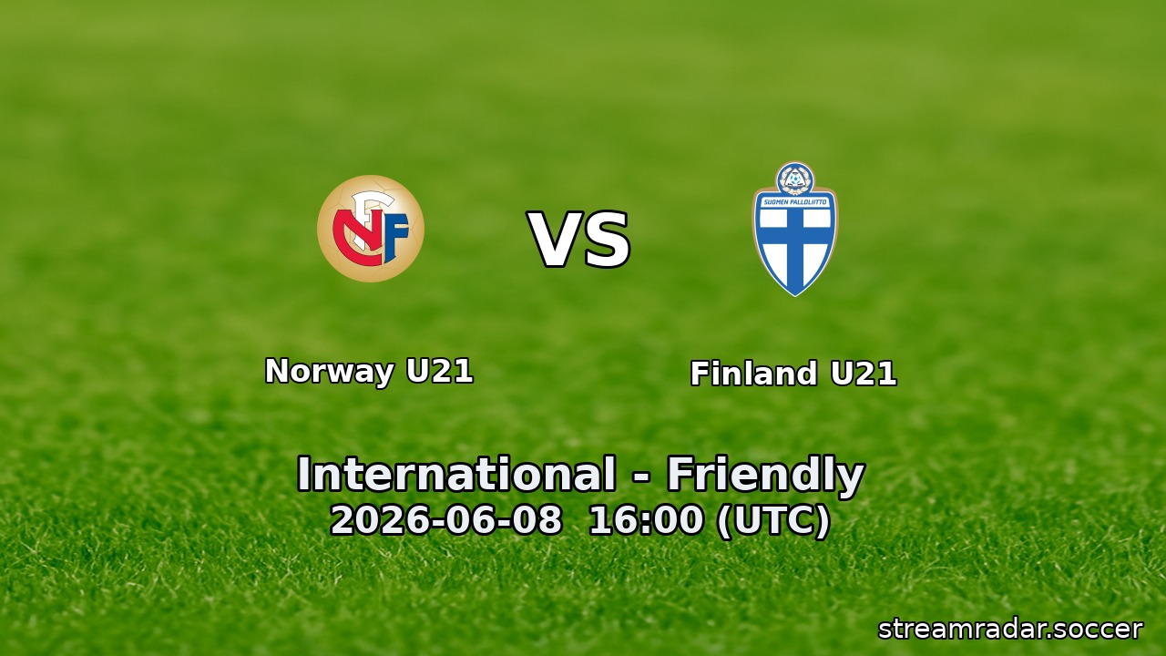 Norway U21 vs Finland U21