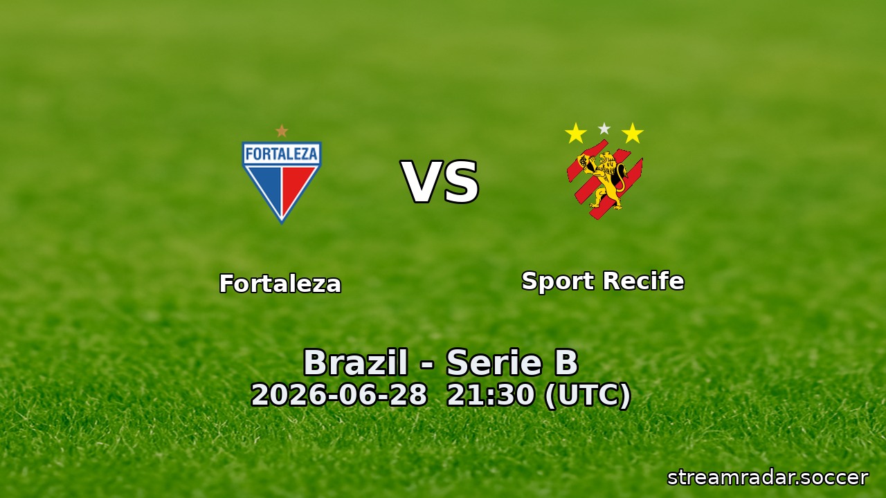 Fortaleza vs Sport Recife