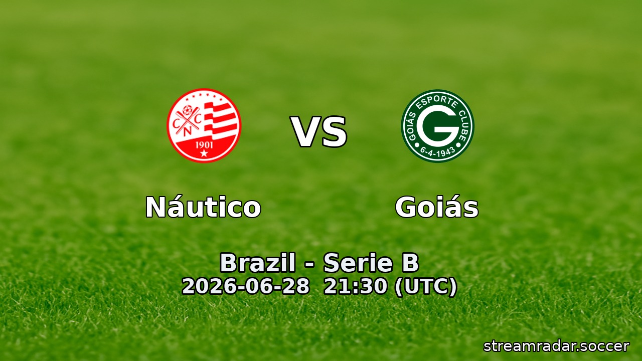 Náutico vs Goiás