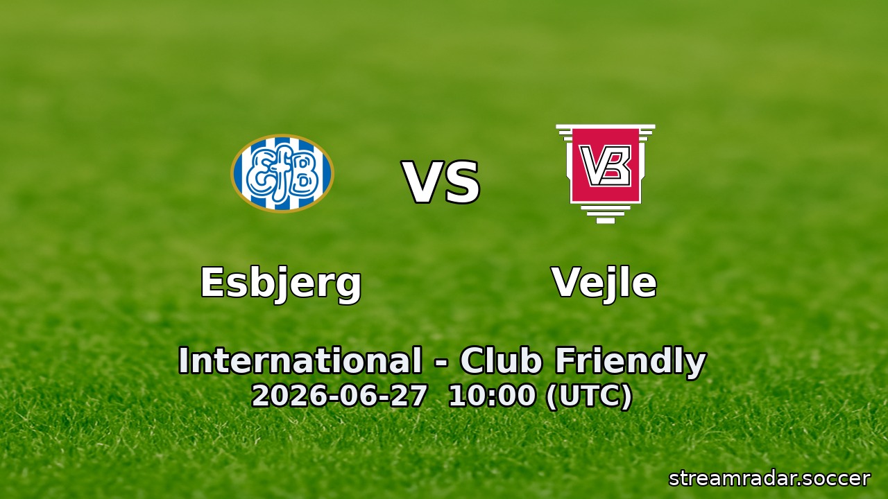 Esbjerg vs Vejle