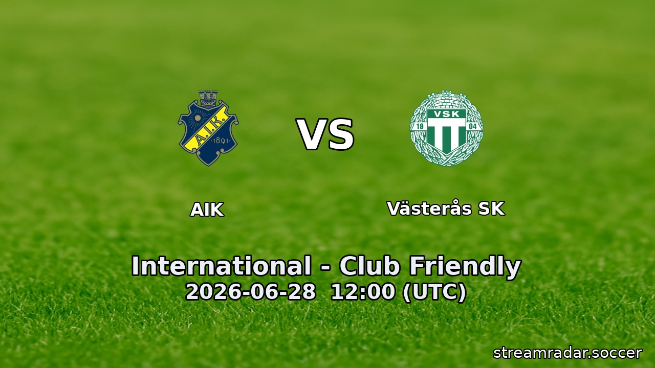 AIK vs Västerås SK