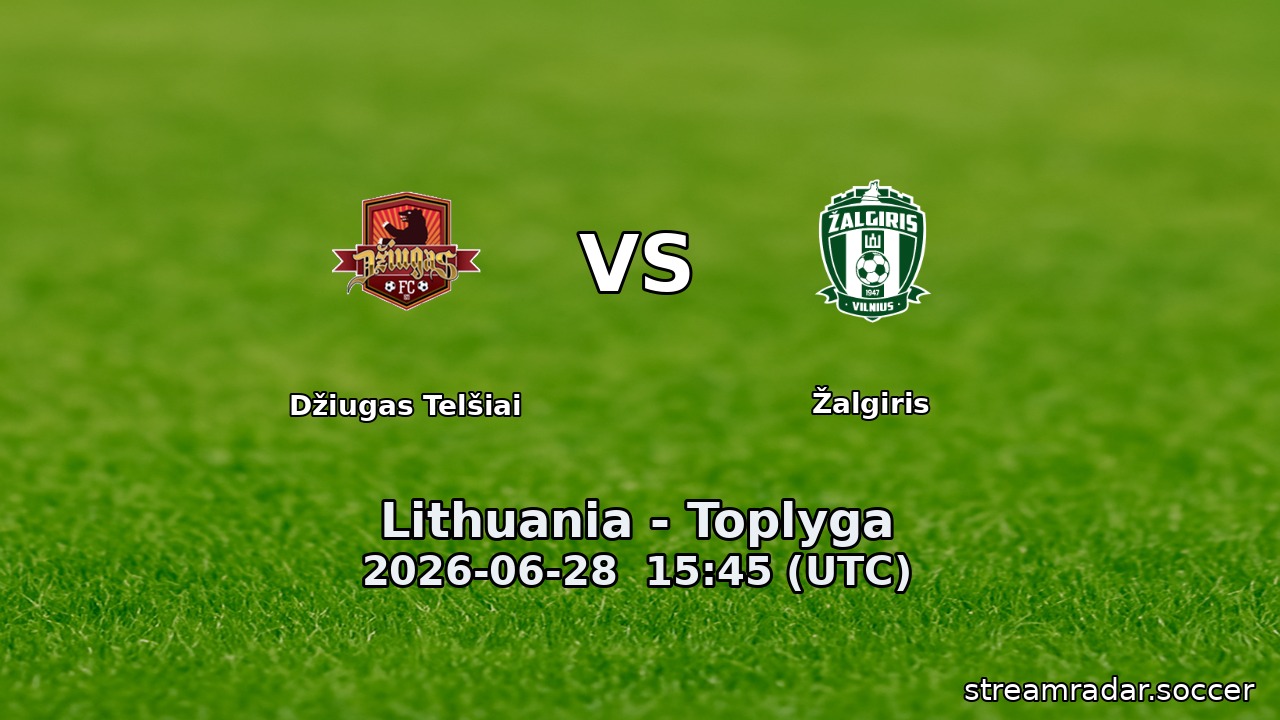 Džiugas Telšiai vs Žalgiris