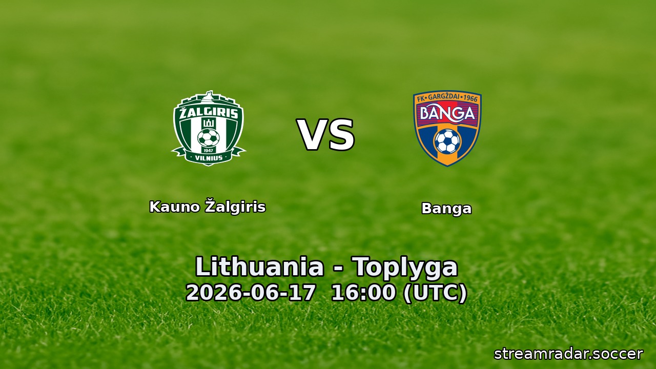 Kauno Žalgiris vs Banga