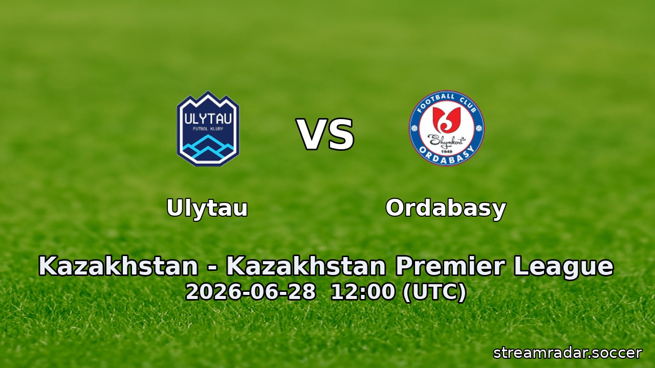Ulytau vs Ordabasy