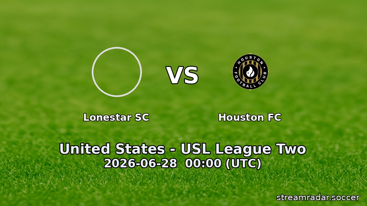 Lonestar SC vs Houston FC