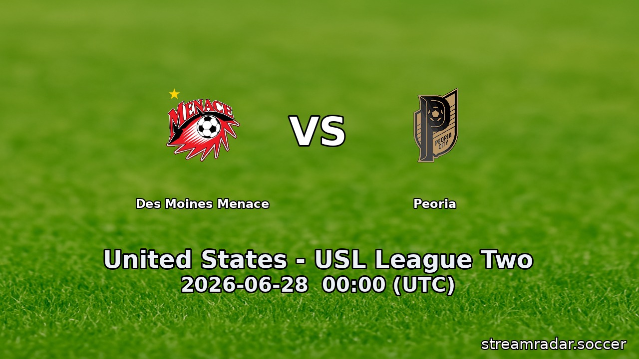 Des Moines Menace vs Peoria