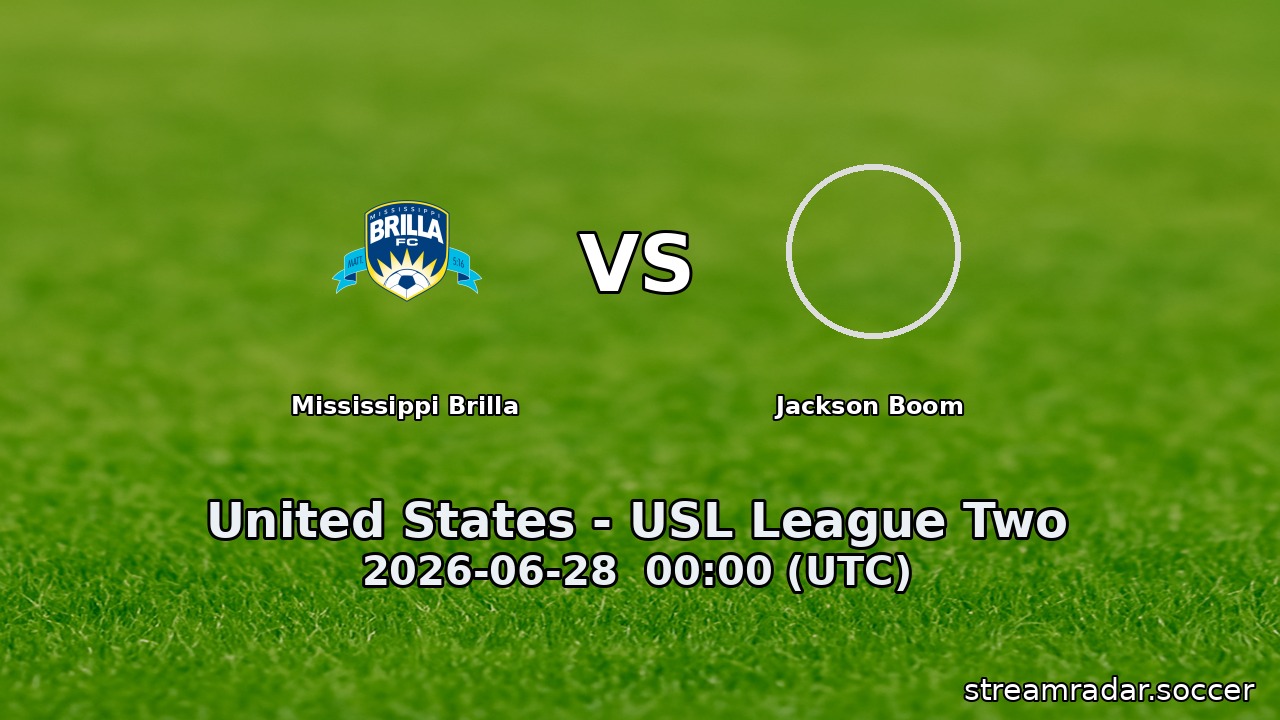 Mississippi Brilla vs Jackson Boom