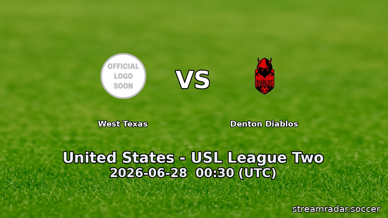 West Texas vs Denton Diablos