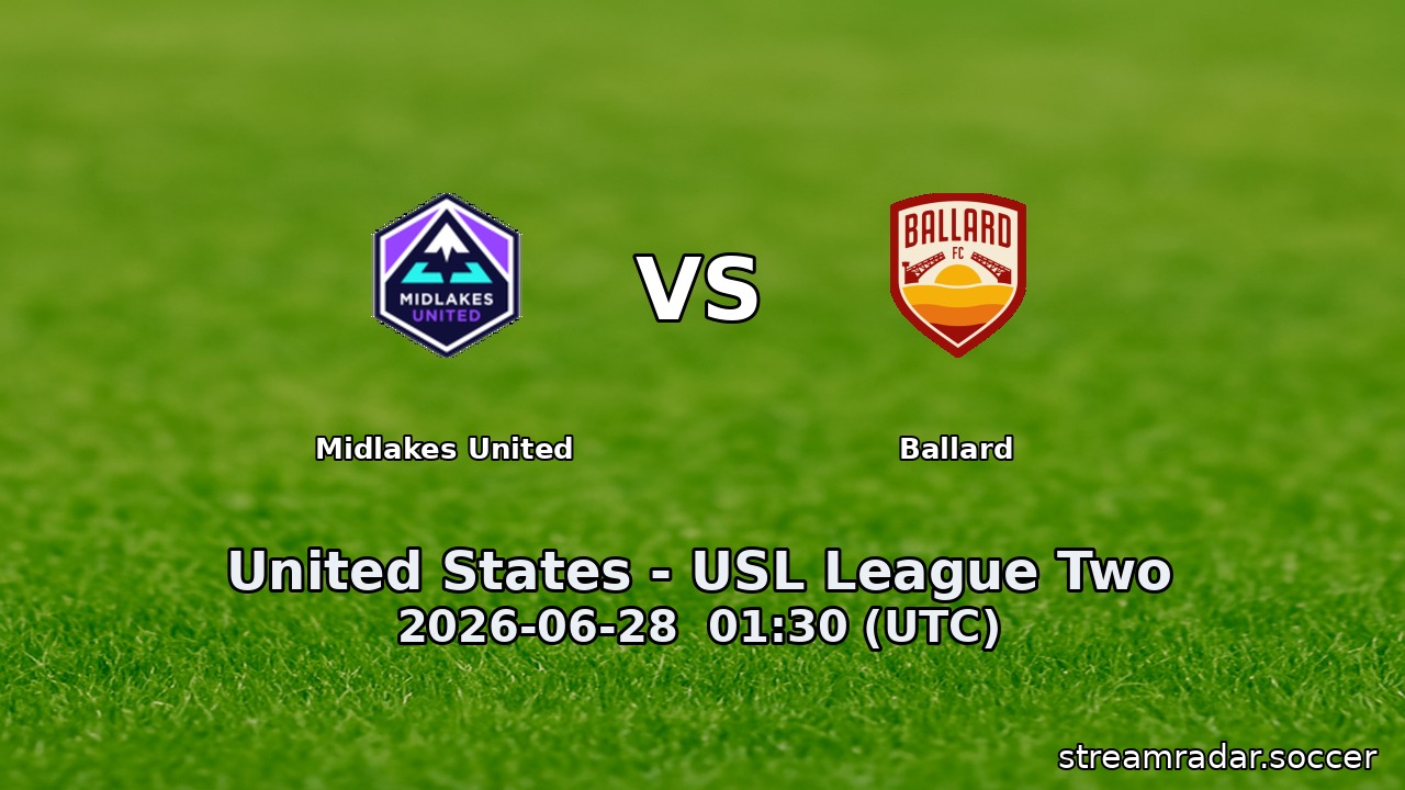 Midlakes United vs Ballard