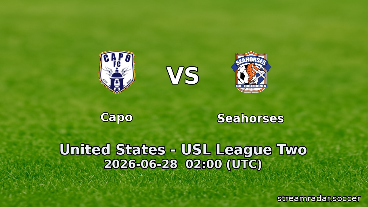 Capo vs Seahorses