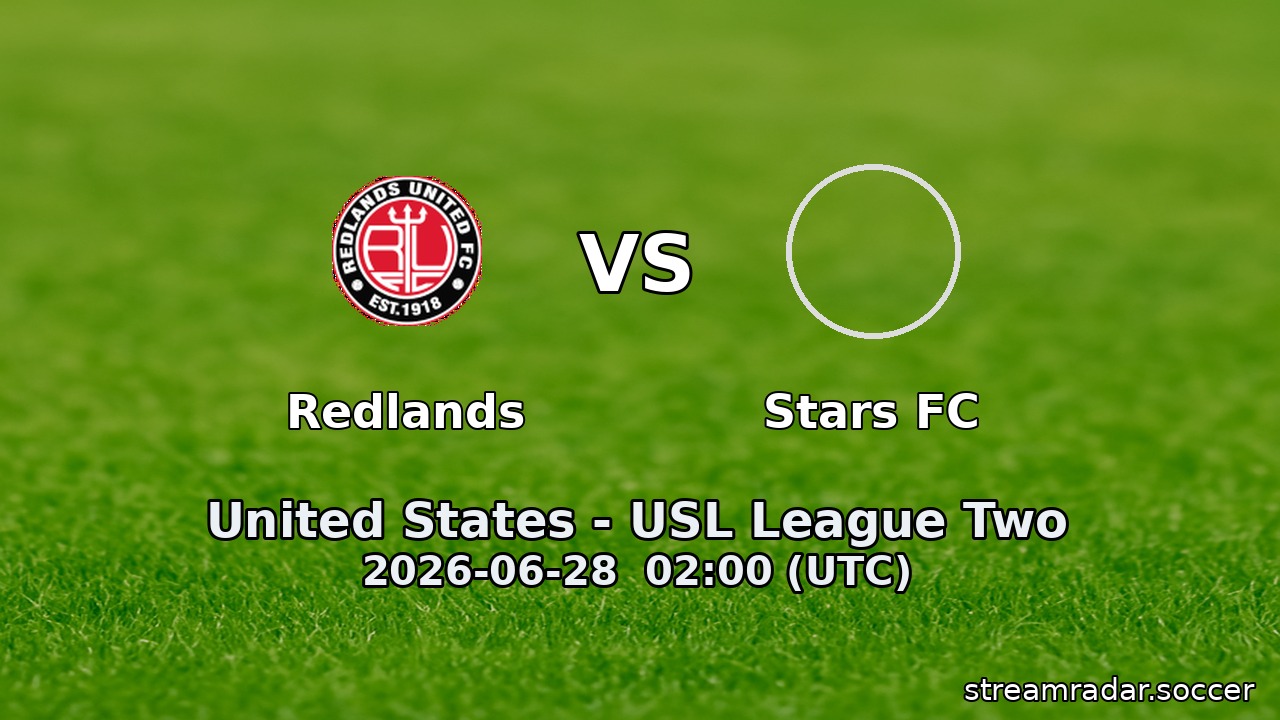 Redlands vs Stars FC