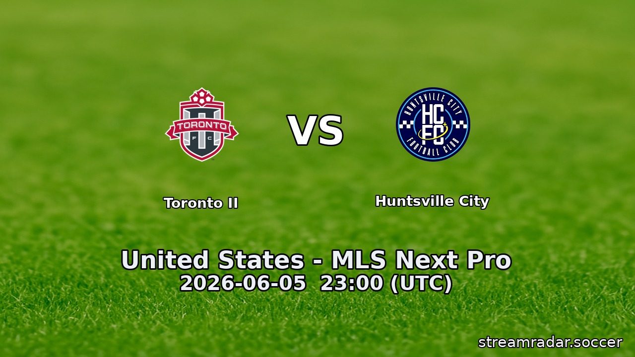 Toronto II vs Huntsville City