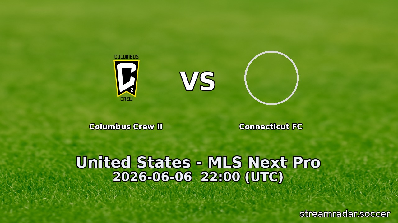 Columbus Crew II vs Connecticut FC