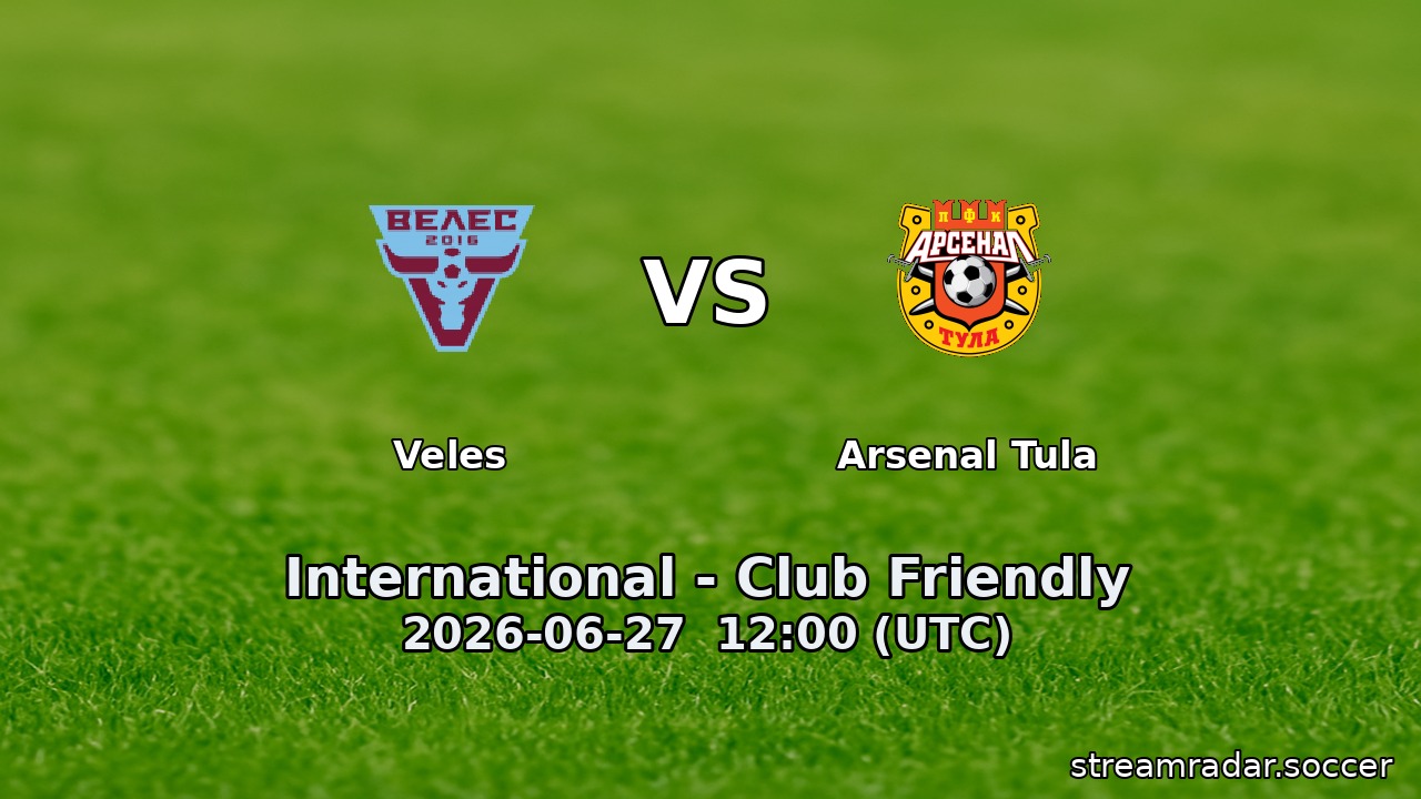 Veles vs Arsenal Tula