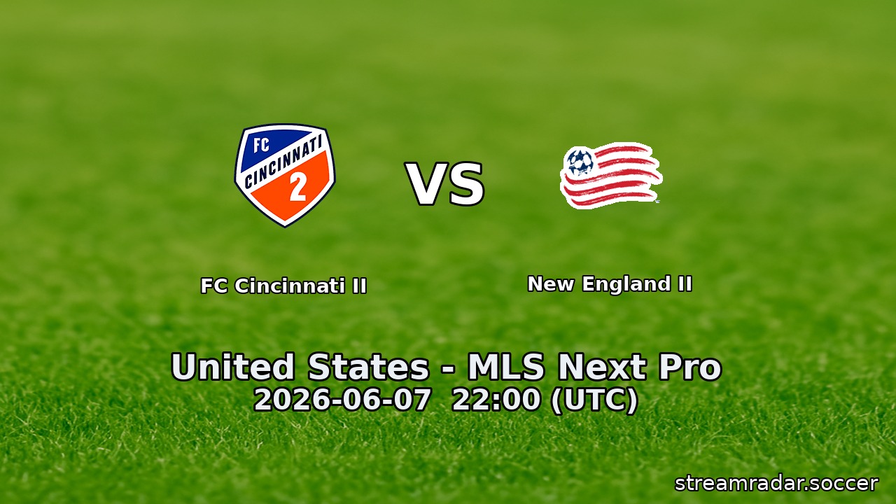 FC Cincinnati II vs New England II