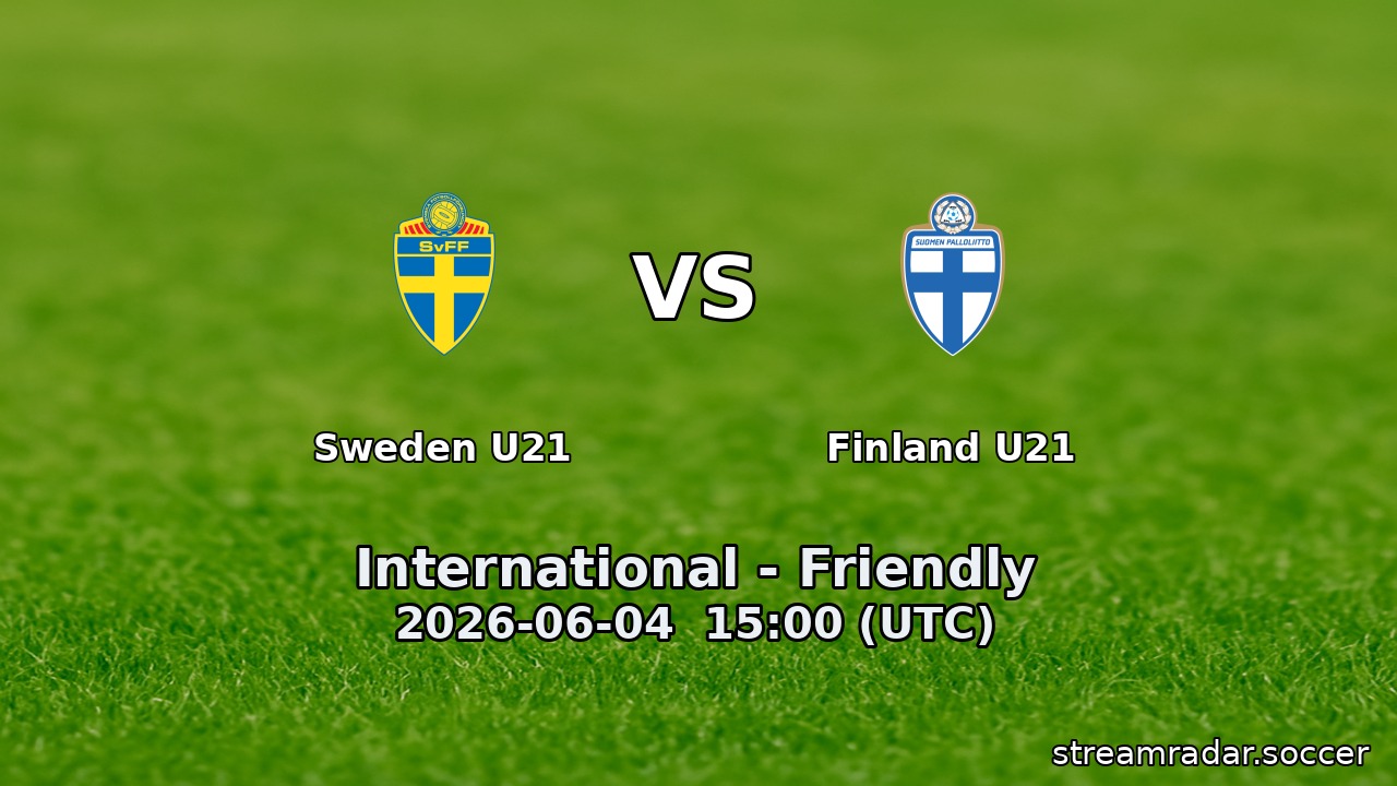 Sweden U21 vs Finland U21