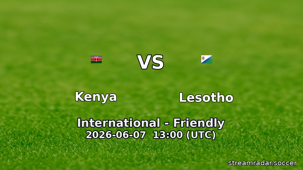 Kenya vs Lesotho