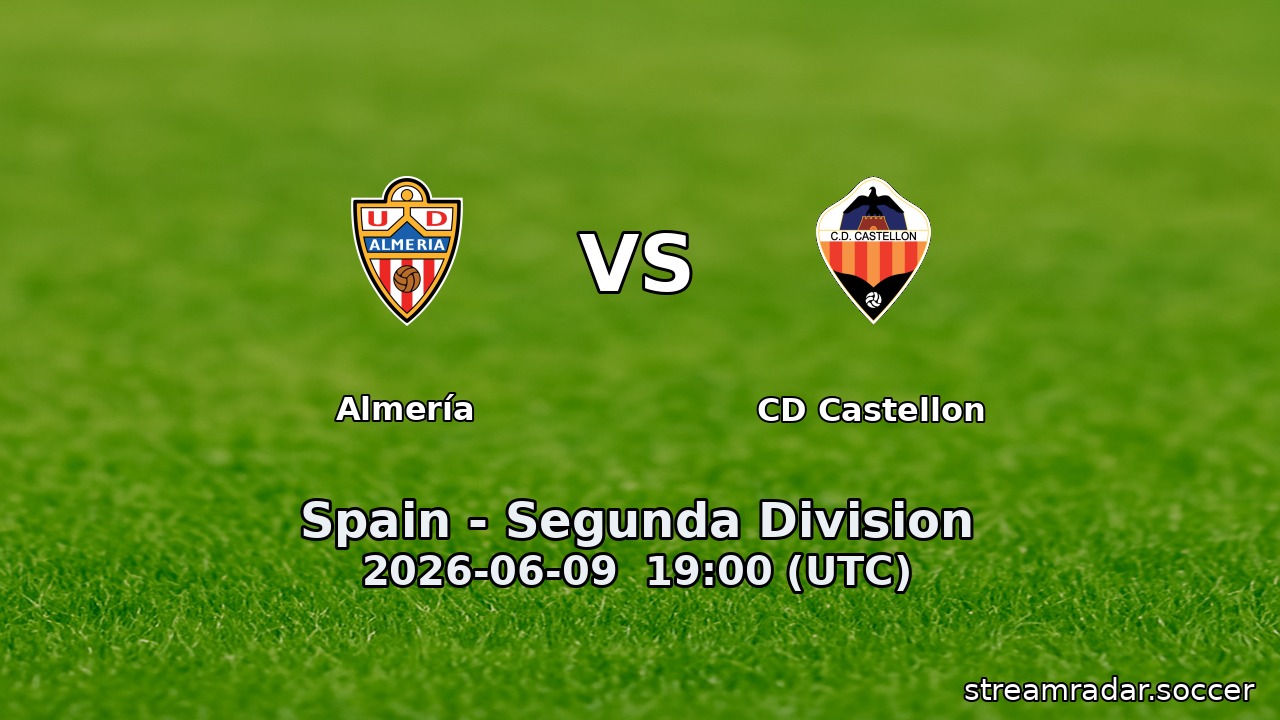 Almería vs CD Castellon