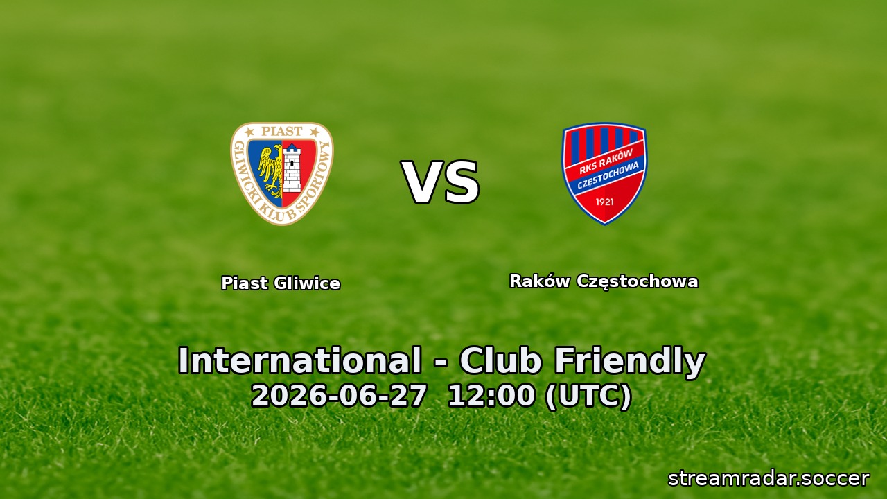 Piast Gliwice vs Raków Częstochowa