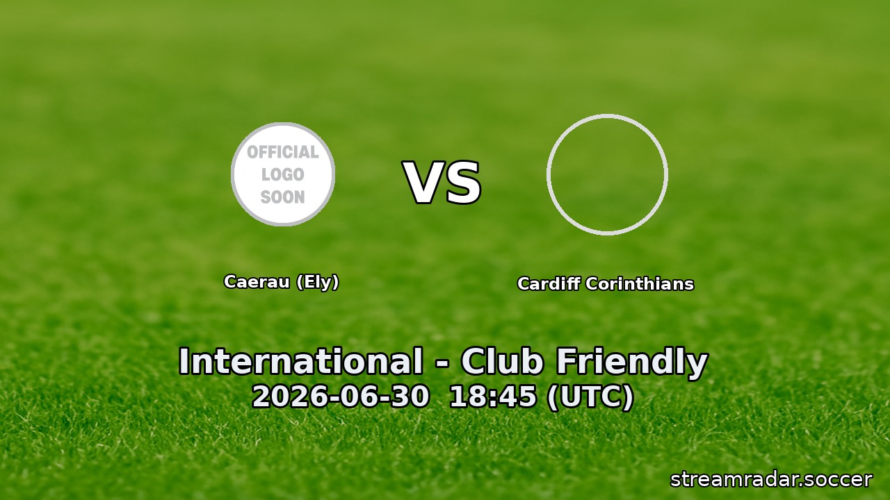 Caerau (Ely) vs Cardiff Corinthians