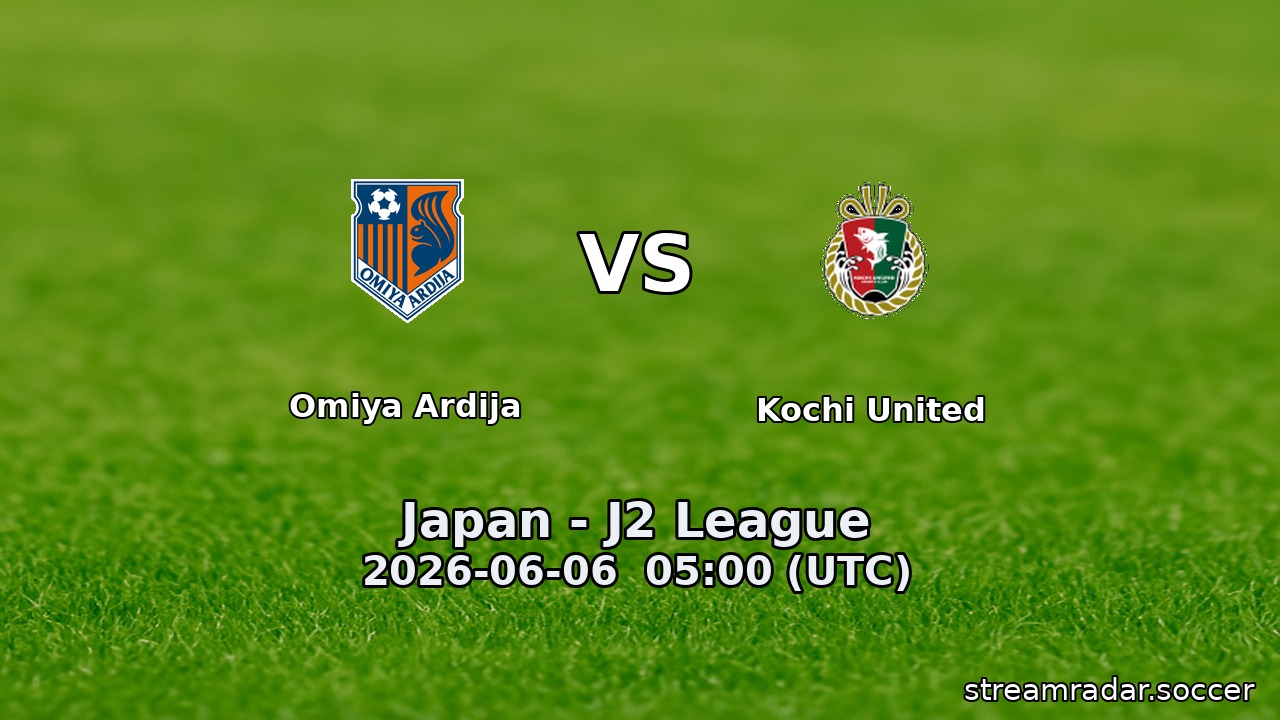 Omiya Ardija vs Kochi United