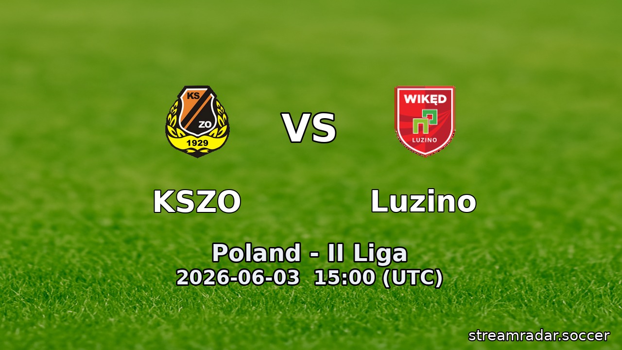 KSZO vs Luzino