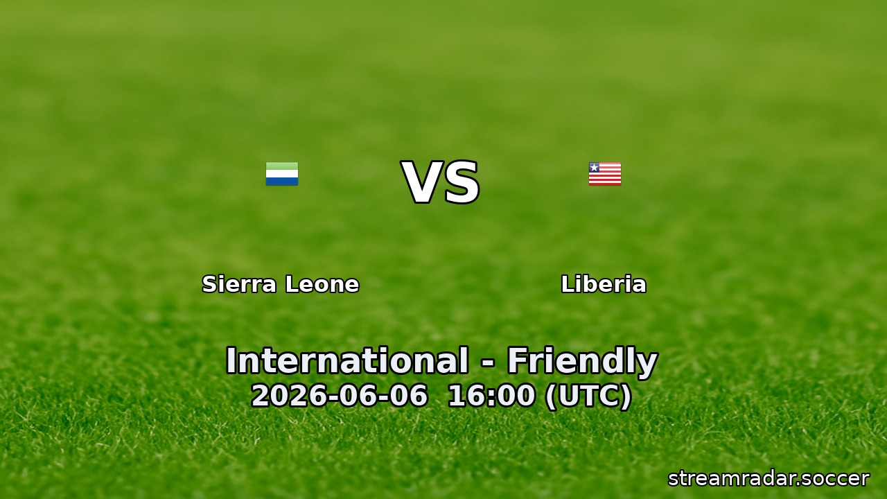 Sierra Leone vs Liberia