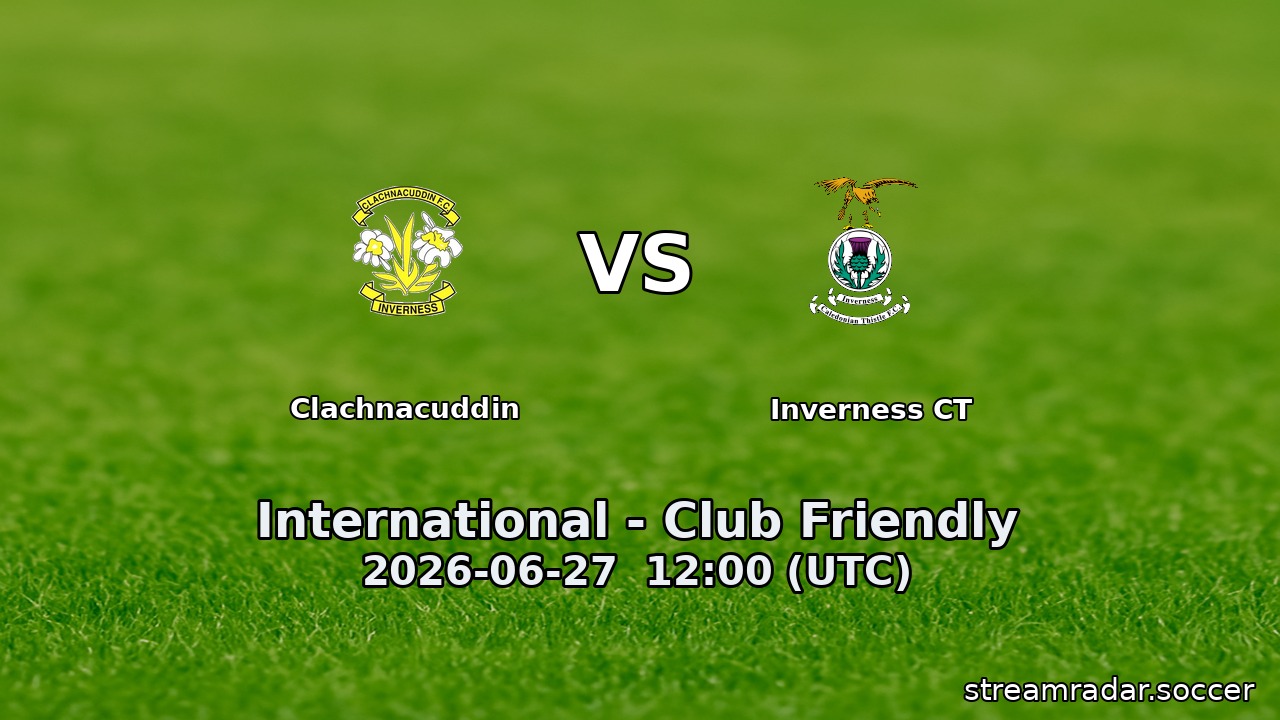 Clachnacuddin vs Inverness CT