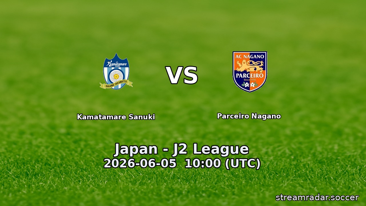 Kamatamare Sanuki vs Parceiro Nagano