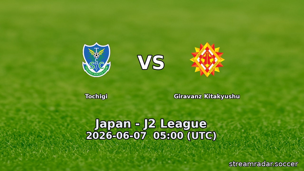 Tochigi vs Giravanz Kitakyushu