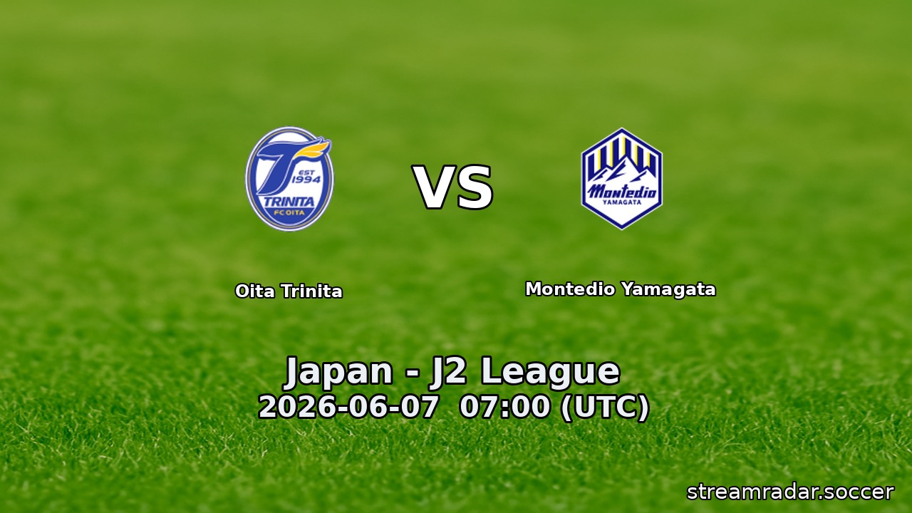 Oita Trinita vs Montedio Yamagata