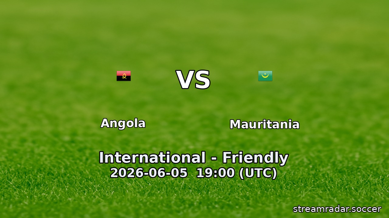 Angola vs Mauritania