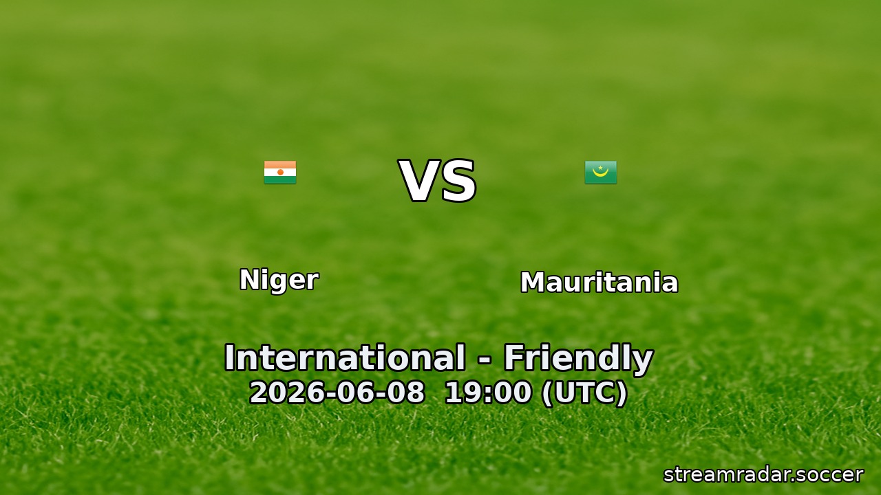 Niger vs Mauritania
