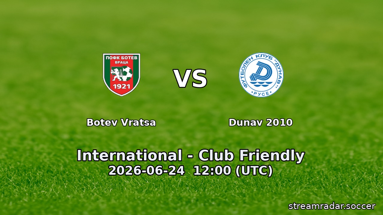 Botev Vratsa vs Dunav 2010